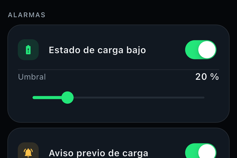 Alarmas y notificaciones — Deeck on iPhone